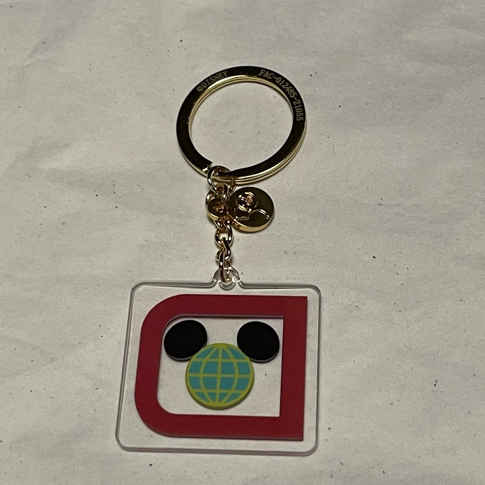 Disney 50th Anniversary Mickey Ears Keychain